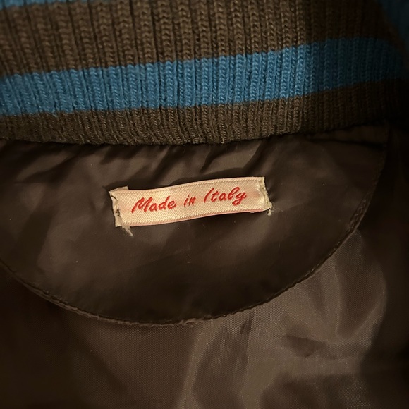 Cozy Fall Chocolate Brown Italian Puffer Vest with Embroidered Logo - Picture 2 of 6